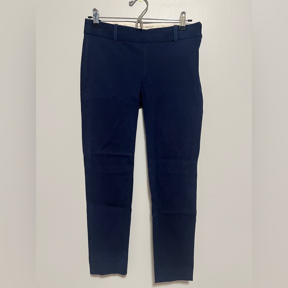 J.Crew navy blue skinny stretch pants size 0